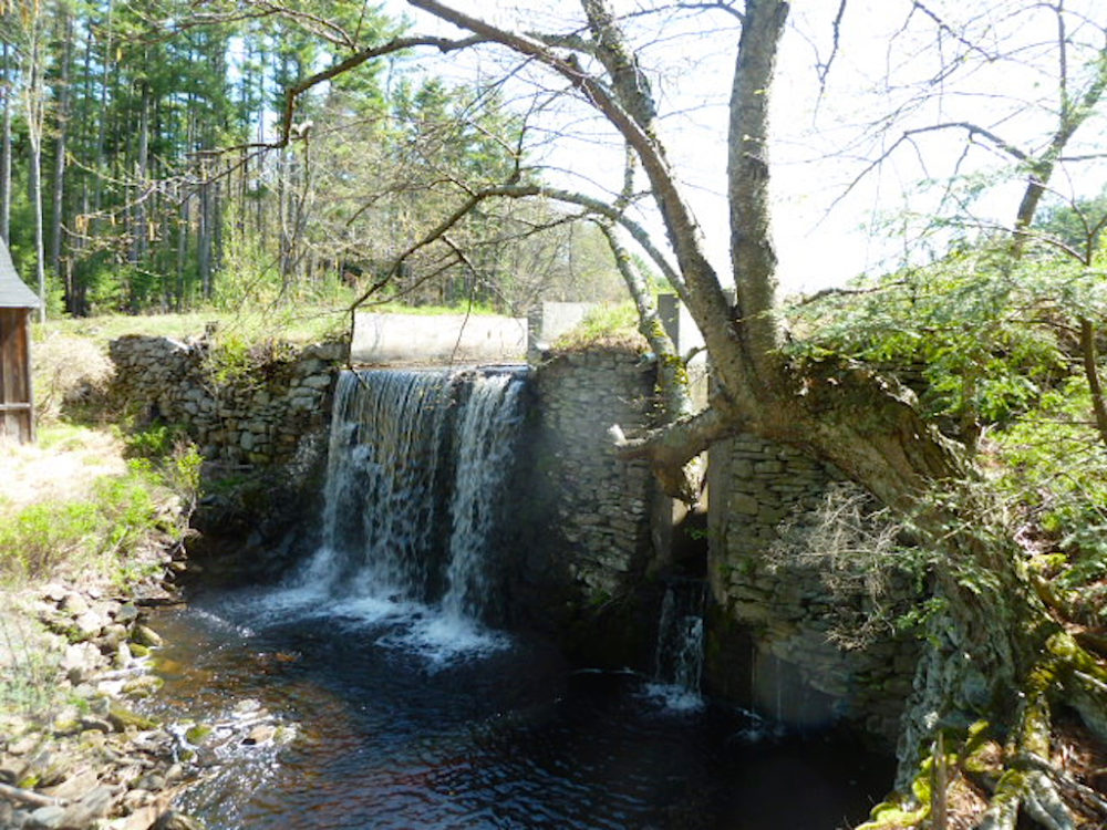 C dam waterfall